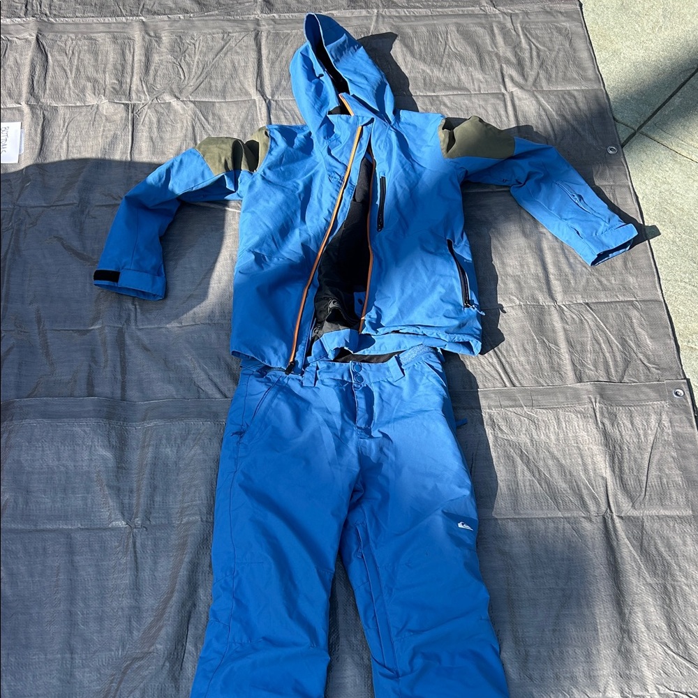 Kids Blue Ski Set